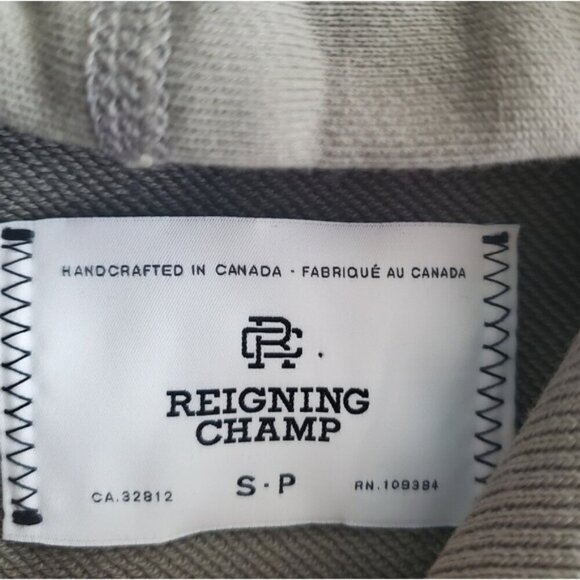 Reigning Champ Quarry Midweight Terry Classic Hoodie Size S - Picture 8 of 10